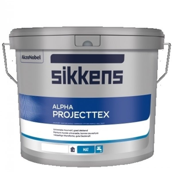 sikkens alpha projecttex lichte kleur 10 ltr