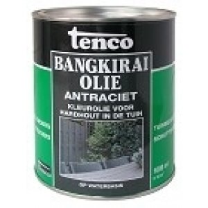 tenco bangkirai olie antraciet 2.5 ltr