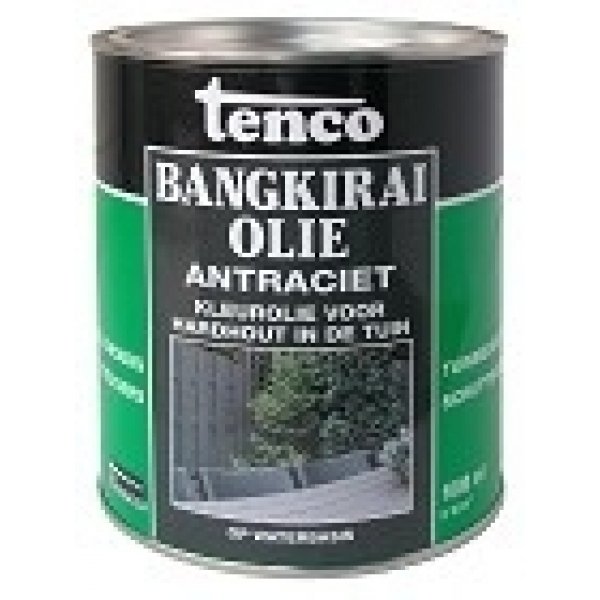 tenco bangkirai olie antraciet 2.5 ltr