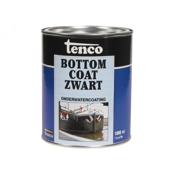 tenco bottomcoat teervrij zwart 2.5 ltr