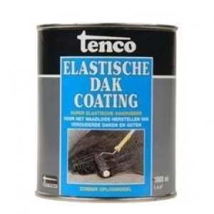 tenco elastische dakcoating zwart 2.5 ltr