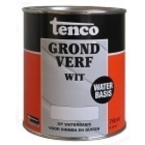 tenco grondverf waterbasis wit 2.5 ltr