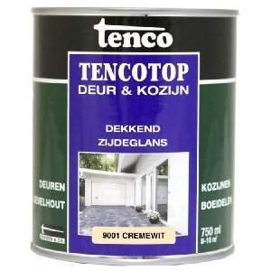 tenco tencotop deur en kozijn dekkend zijdeglans 11 cremewit 250 ml