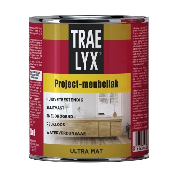 trae lyx project meubellak hoogglans 750 ml