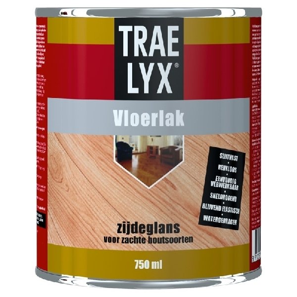 trae lyx vloerlak zijdeglans 750 ml