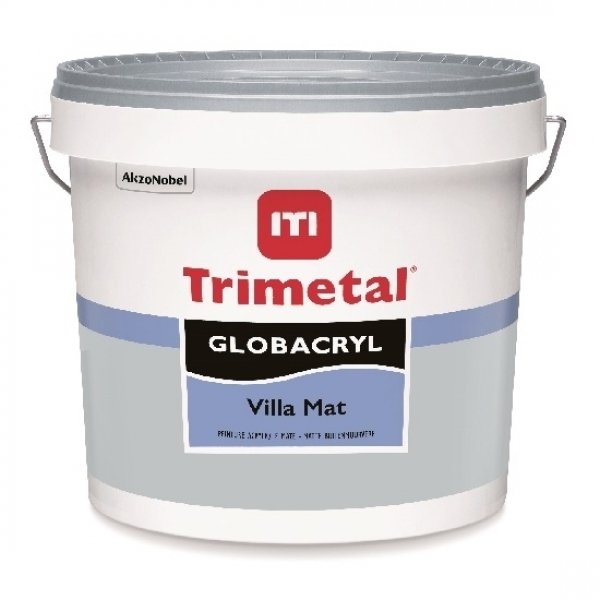 trimetal globacryl villa mat donkere kleur 5 ltr