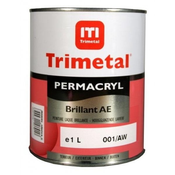 trimetal permacryl ae brillant kleur 1 ltr