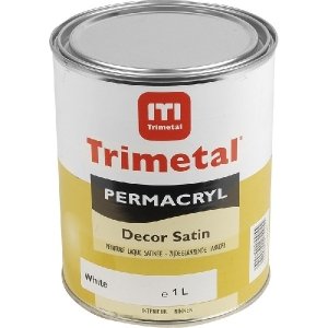 trimetal permacryl decor satin wit 1 ltr