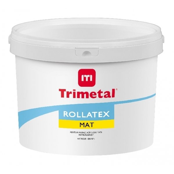 trimetal rollatex mat lichte kleur 10 ltr