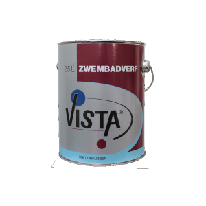 vista zwembadverf zwart 750 ml