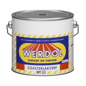 werdol coasterlak zwart 2 ltr