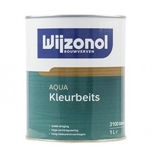 wijzonol aqua kleurbeits kleur 1 ltr