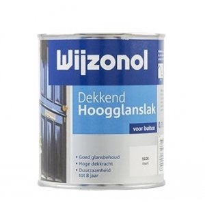 wijzonol dekkend hoogglans 9450 zwart 750 ml