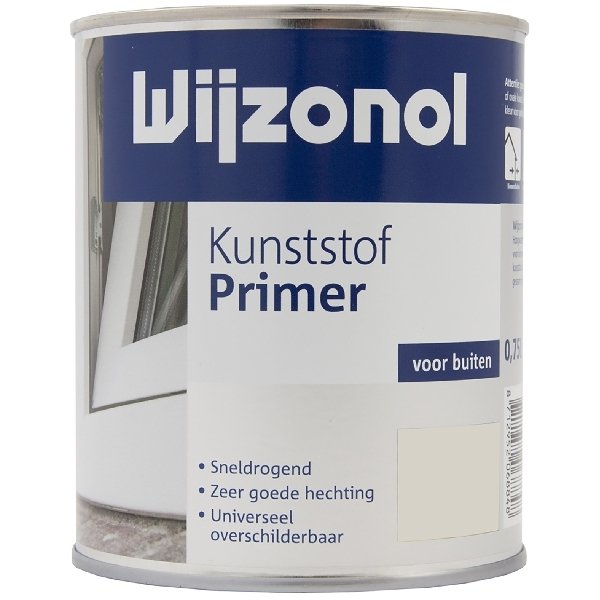 Wijzonol kunststof primer blauwgrijs 750 ml