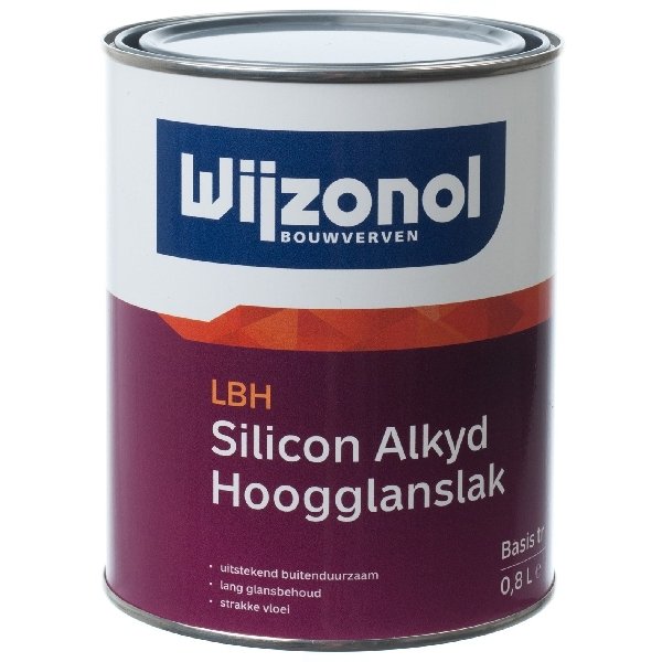 wijzonol lbh silicon alkyd hoogglanslak kleur 1 ltr