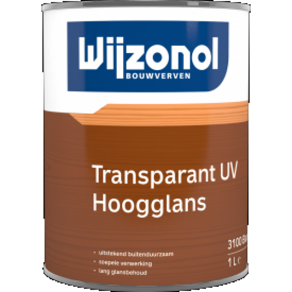 wijzonol lbh transparant uv hoogglans kleur 2.5 ltr