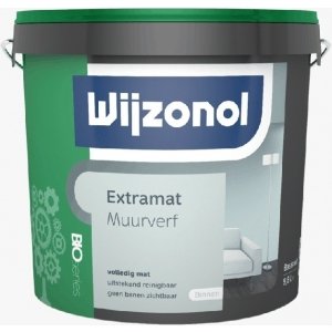 wijzonol muurverf extramat lichte kleur 2.5 ltr