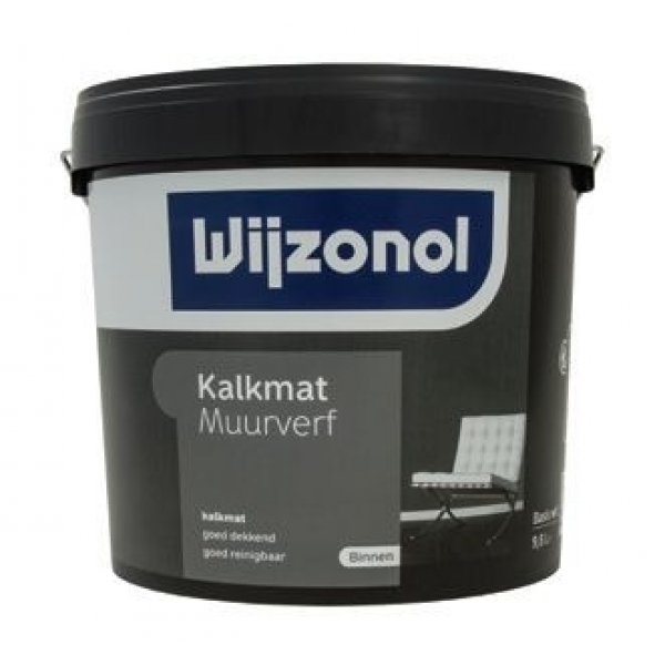 wijzonol muurverf kalkmat donkere kleur 1 ltr