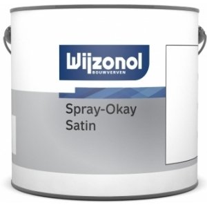 wijzonol spray-okay satin lichte kleur 10 ltr