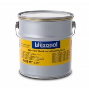 wijzonol wijzodur multicoat aqua zijdeglans donkere kleur 4 ltr