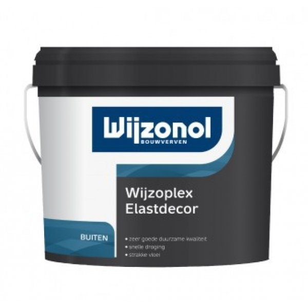 Wijzonol wijzoplex elastdecor wit 10 ltr