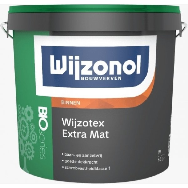 wijzonol wijzotex extra mat donkere kleur 10 ltr