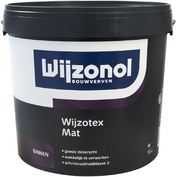 wijzonol wijzotex mat wit 5 ltr