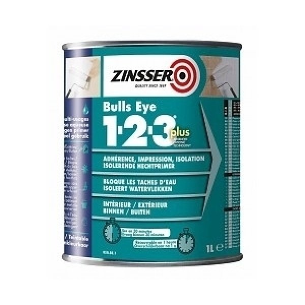 Zinsser bulls eye 1-2-3 plus 1 ltr