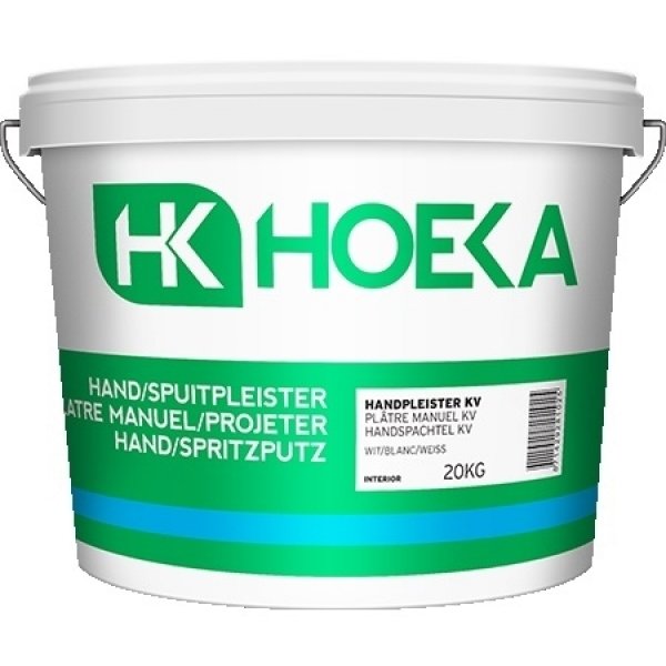 Hoeka handpleister kv wit 20 kg